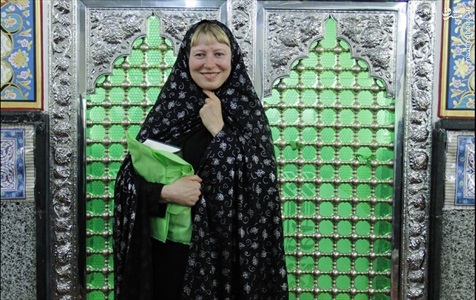 دختر اوکراینی که در امامزاده صالح مسلمان شد