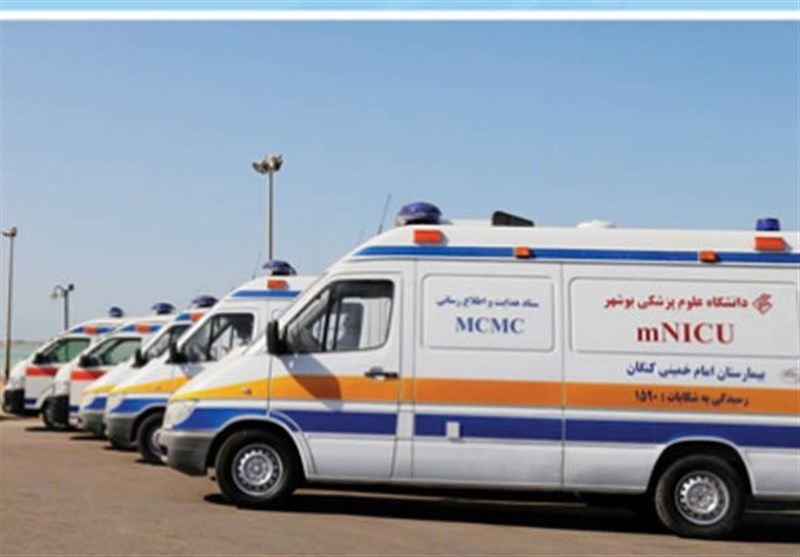 خدمت رسانی اورژانس ۱۱۵ استان بوشهر به ۱۵۰۰ مصدوم