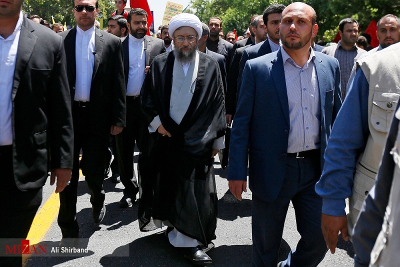 حضور چهره‌ها در راهپیمایی روز قدس+تصویر