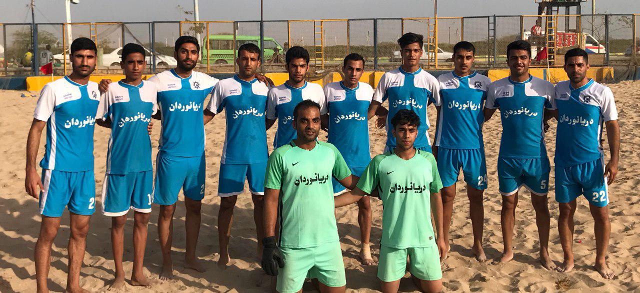 دریانوردان به لیگ دسته اول لیگ فوتبال ساحلی رسید