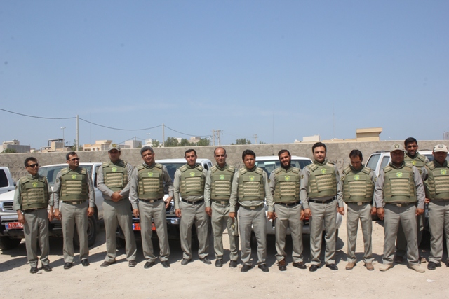 جلیقه‌های ضدگلوله یگان حفاظت محیط زیست بوشهر رونمایی شد+عکس