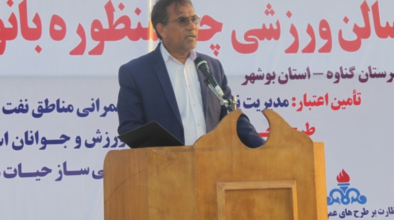 فرماندار:مشکل تملک زمین سالن ورزشی بانوان گناوه حل شد