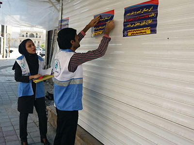 پلمپ دو واحد عرضه مواد غذایی متخلف در دشتستان