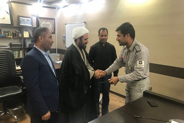 آتش‌نشانان شهر چغادک تجلیل شدند+عکس