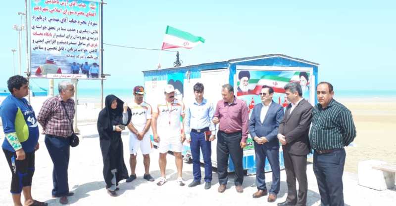 پایگاه نجات غریق در ساحل دیلم مستقر شد