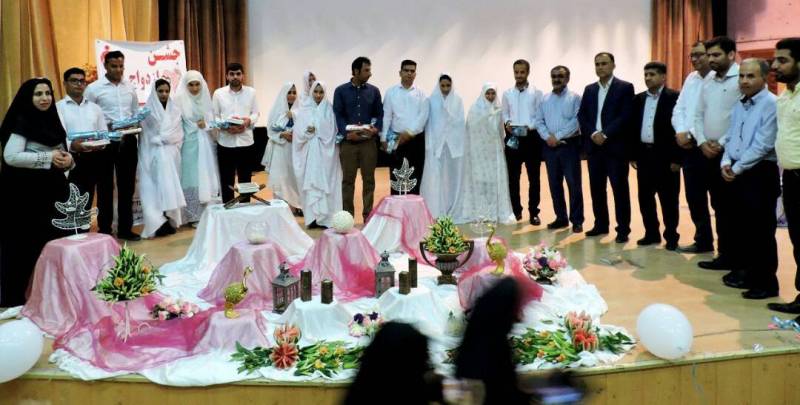 جشن ازدواج آسان درگناوه برگزار شد+عکس