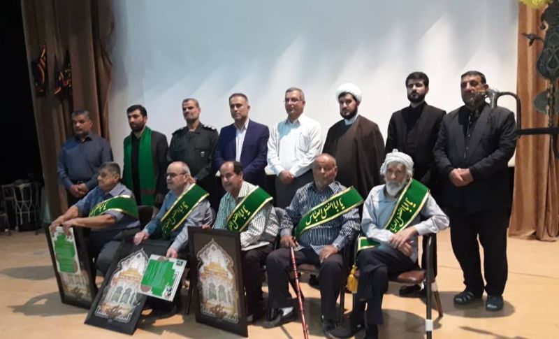 تجلیل از پیرغلامان حسینی در گناوه+عکس