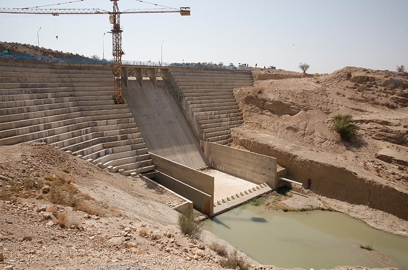 سد تنگ ارم دشتستان با حضور معاون رئیس جمهوری افتتاح شد+عکس