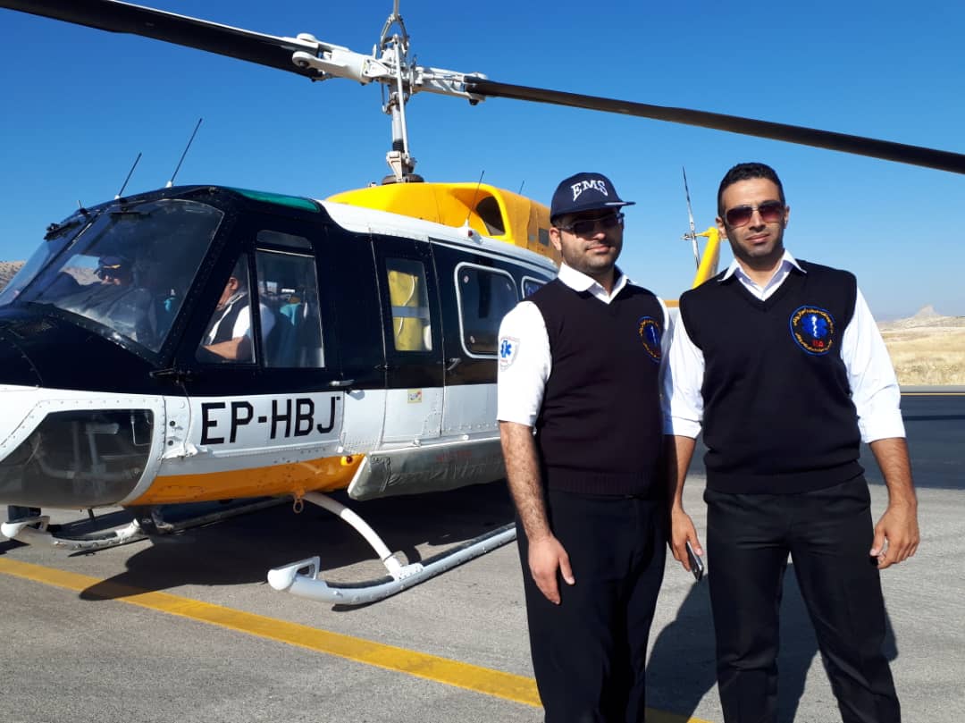 پرواز اورژانس هوایی بوشهر به  شیراز برای کمک خواهر و برادر بیمار