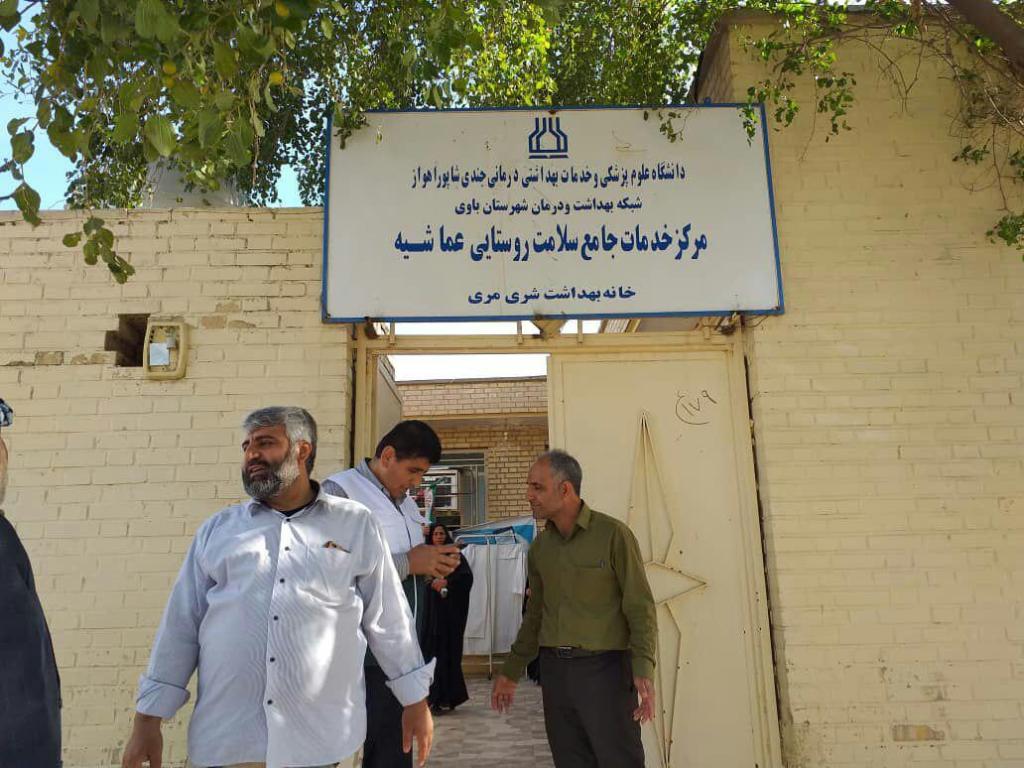 استقرار تیم درمانی سازمان بسیج جامعه پزشکی استان در مناطق سیل زده خوزستان+عکس