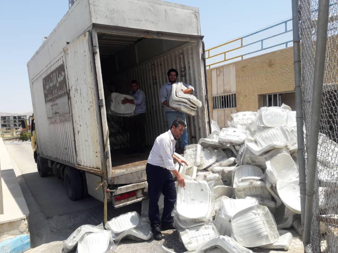 صندلی گذاری ورزشگاه جم آغاز شد+عکس