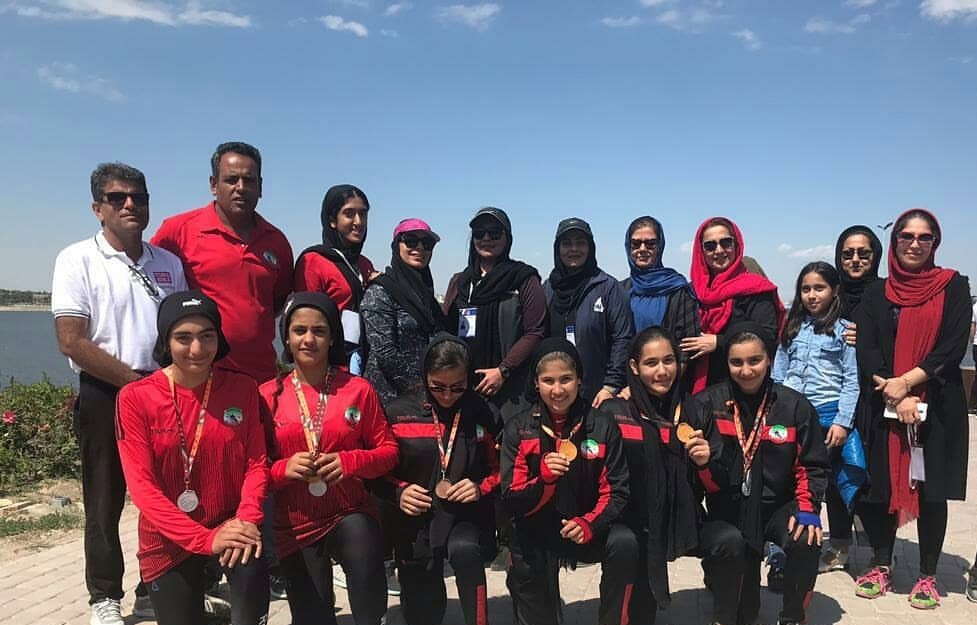 قایقرانان دختر بوشهری‌ مدال ها را درو کردند