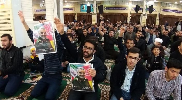 استان بوشهر در سوگ شهادت سردار سلیمانی