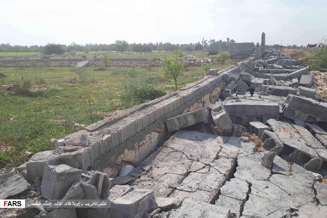 قلع‌وقمع بخشی از باغ‌ویلاهای روستای عالی چنگی تنگستان+تصویر