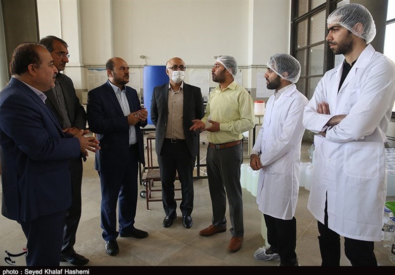 کارگاههای تولید مواد ضدعفونی کننده و ماسک در بوشهر فعال شد