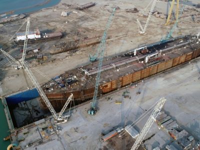ساخت دومین نفتکش اقیانوس‌پیما در بوشهر