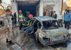 یک کشته در آتش سوزی تعویض روغنی در بوشهر