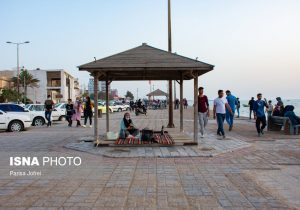 حضور مسافران نوروزی در بوشهر+تصویر