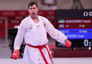 مدال تاریخی طلا کاراته در المپیک با دست شکسته