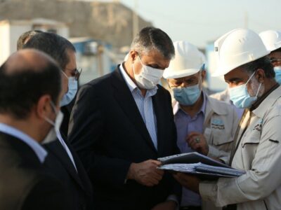بازدید رئیس سازمان انرژی اتمی از نیروگاه بوشهر+عکس