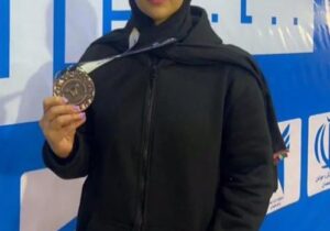 کسب مدال برنز دختر وزنه بردار بوشهری+عکس