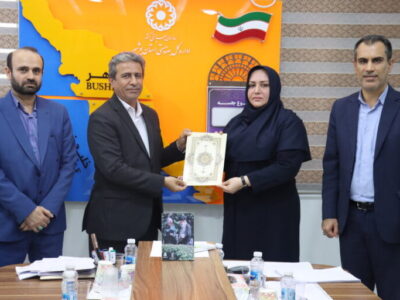یک خانم سکاندار بهزیستی استان بوشهر شد