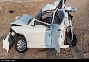 تصادف مرگبار تریلر با ۵ خودرو در دشتی+تصویر