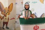 بانوی توان‌یاب کنگانی ۲ مدال آسیایی گرفت + عکس
