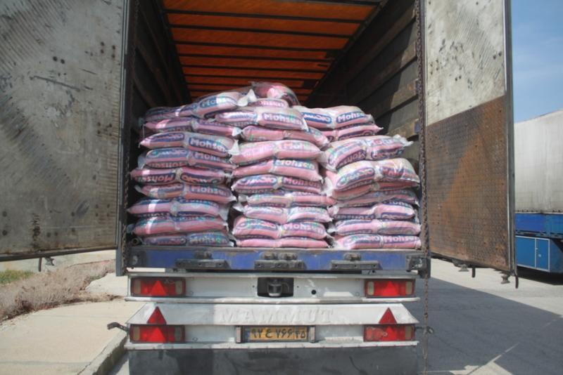 ۲۳ تن برنج قاچاق در “دیر” توقیف شد