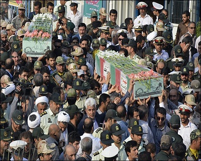 تدفین ۵ شهید گمنام در استان بوشهر