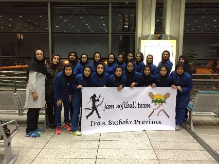 سافت بال بانوان شهرستان جم به تورنمنت بین المللی مالزی اعزام شد+عکس