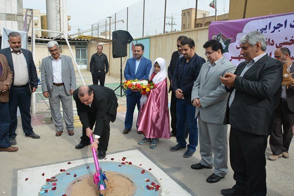 عملیات اجرایی مجتمع آموزشی دانش‌آموزان استثنایی بوشهر توسط خیرین انگلیسی