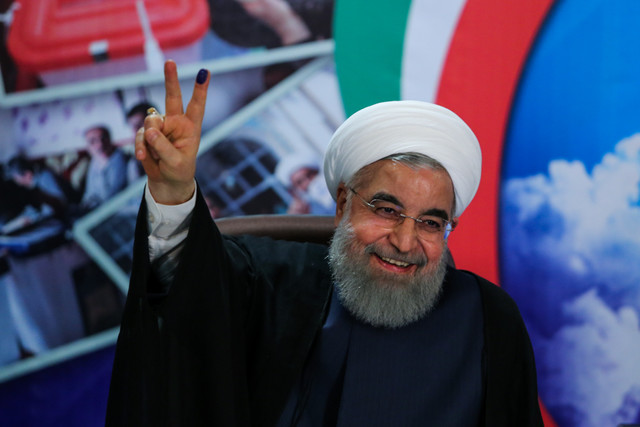 حسن روحانی رئیس جمهور منتخب مردم ایران شد