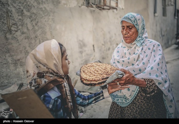 پخت نان سنتی (گرده بوشهری) +تصویر