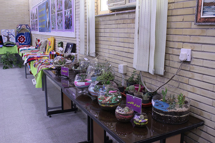 افتتاح نمایشگاه دستاوردهای مهارت آموختگان فنی و حرفه ای خواهران بوشهر+عکس