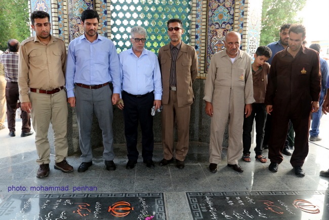 مراسم بزرگداشت “شهید حججی” در جزیره خارگ برگزار شد+تصویر