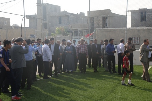 افتتاح ۴ پروژه عمرانی همزمان در شهر کنگان و بنک +عکس