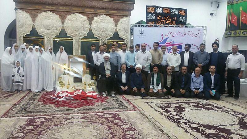 برگزاری جشن ازدواج ۳۰ زوج در محل ساخت ضریح خیمه گاه امام حسین(ع)