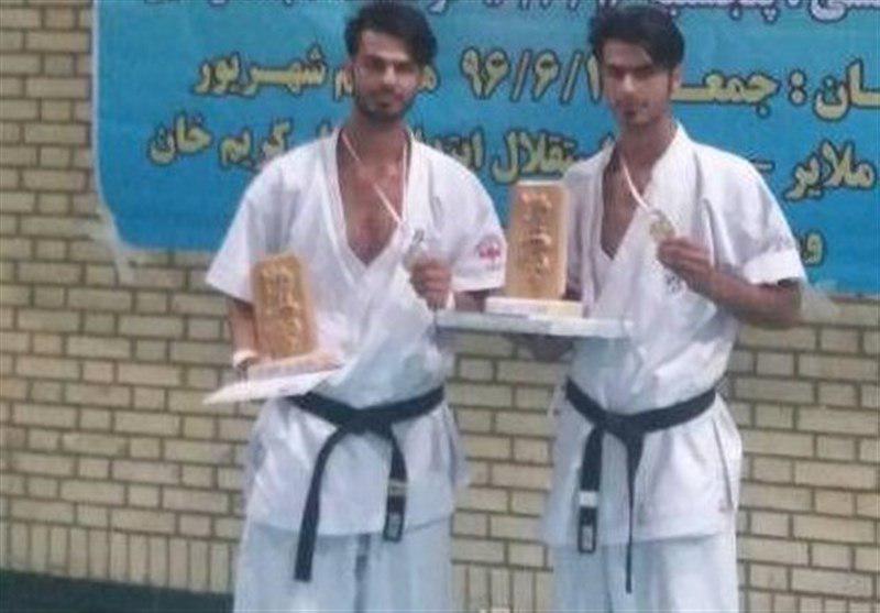 کاراته‌کار دوقلوی خارگی به مسابقات ژاپن راه یافتند
