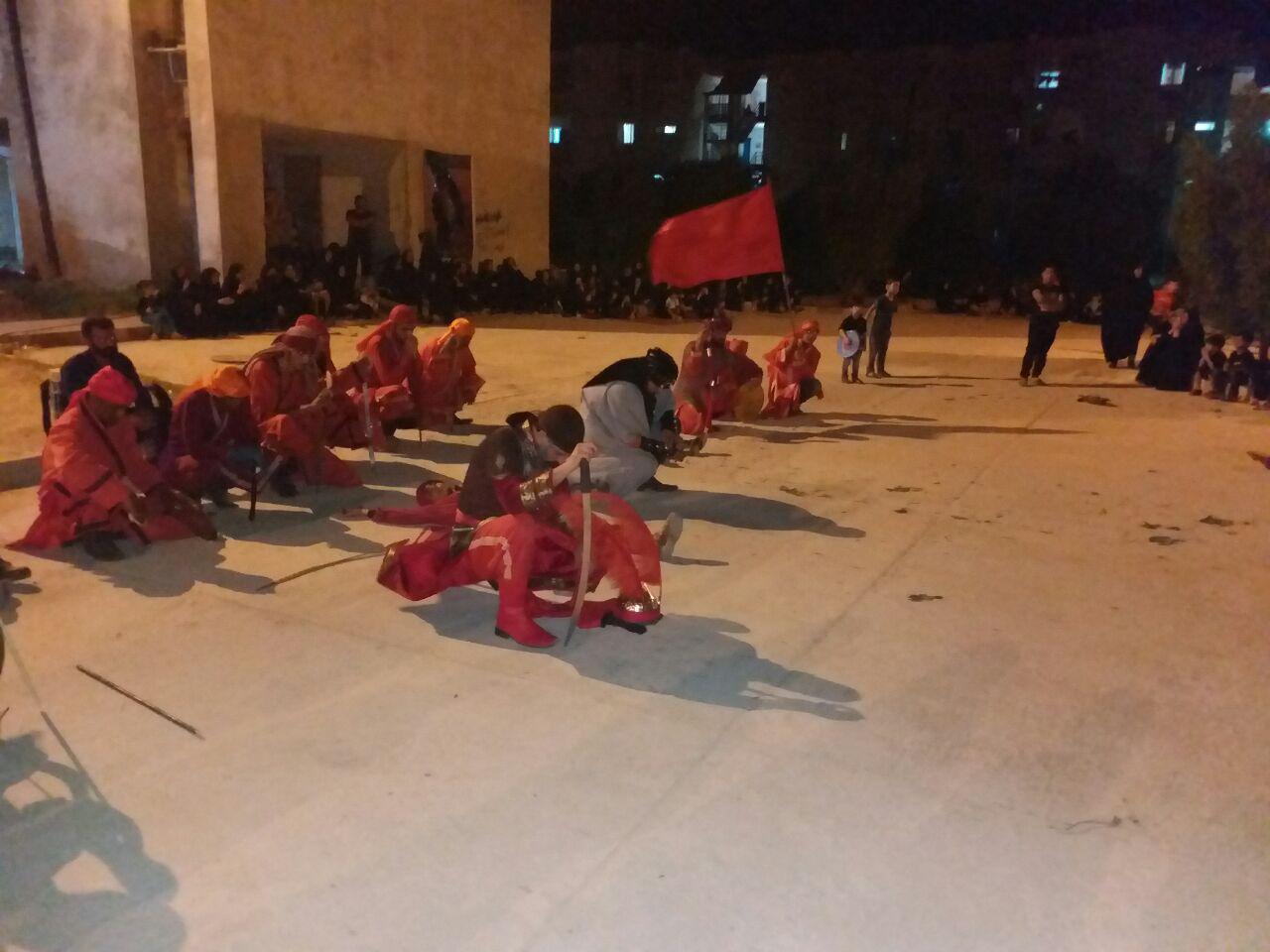 مراسم تعزیه حضرت قاسم در جزیره خارگ+تصویر