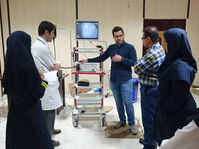 آندوسکوپی پیشرفته در کلینیک تخصصی کوثر کنگان مستقر شد