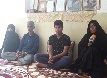 درخواست یک خانواده اهداکننده عضو در گناوه