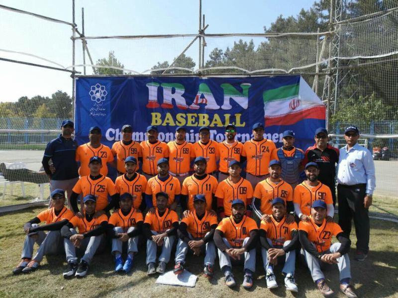 تیم نادری بوشهر قهرمان مسابقات بیسبال کشور شد