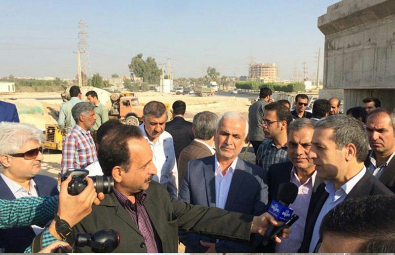 پروژه غیر هم سطح بوشهر تا قبل از پایان امسال تکمیل می‌‌شود