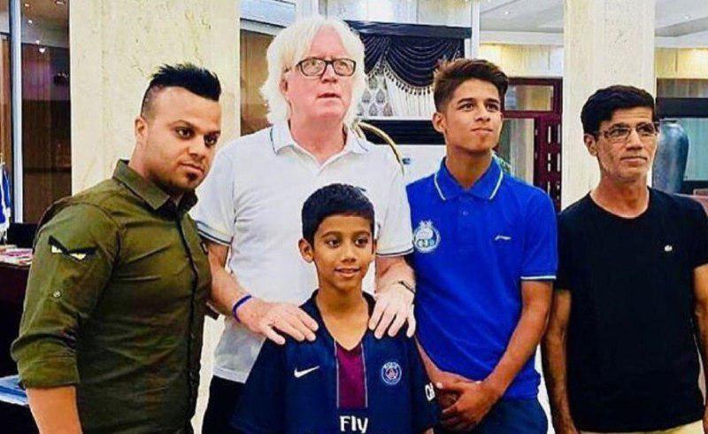 دیدار قائدی ها با وینفرد شفر در اردوی کیش + عکس