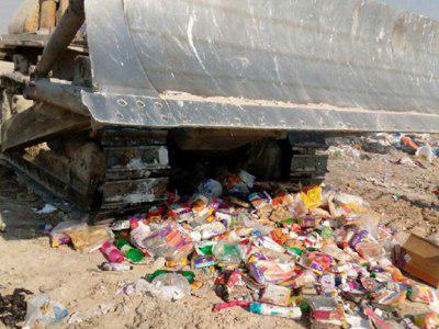 انهدام۸۸۰ کیلوگرم محصولات خوراکی، آرایشی و بهداشتی فاسد در بوشهر