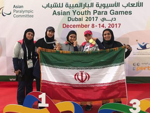 کسب ۴ طلا توسط ۲ بانوی بوشهری در مسابقات پارا آسیایی امارات+عکس