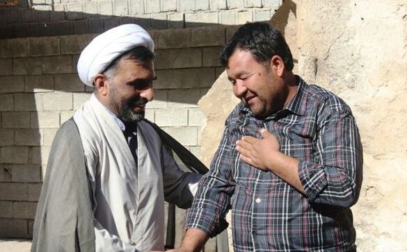 دیدار فرمانده سپاه شهرستان بوشهر با یکی از فرماندهان لشکر فاطمیون+عکس