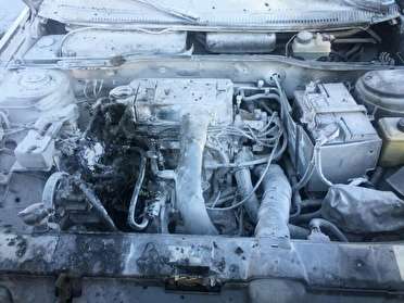 پلیس اعلام توقیف کرد:راننده ماشین را آتش زد