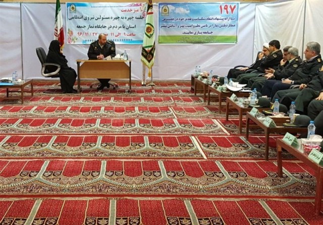 میز خدمت این هفته بوشهر پلیس استان رو در روی مردم+عکس